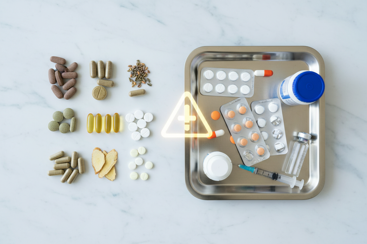 Integratori e farmaci: le interazioni da conoscere prima di comprare