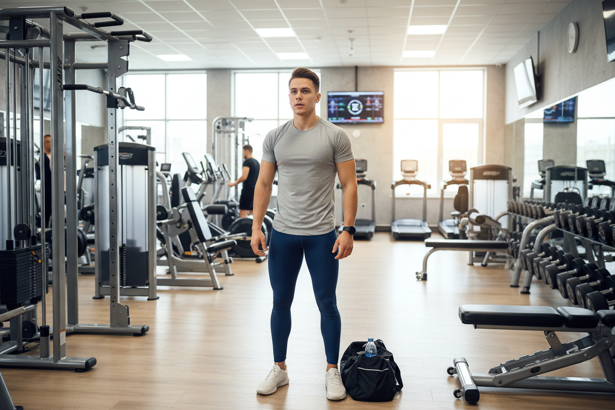 Persona che inizia ad allenarsi in palestra da zero