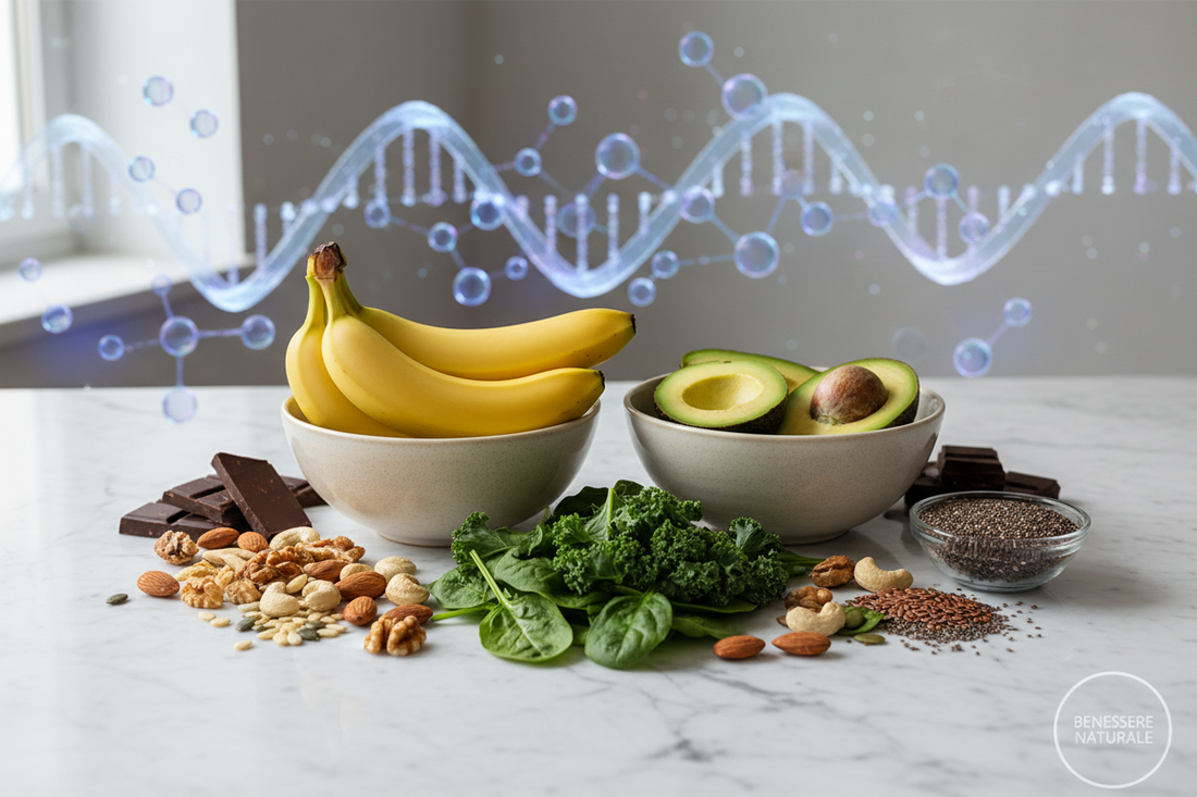 Potassio e magnesio: i minerali elettroliti per muscoli e nervi