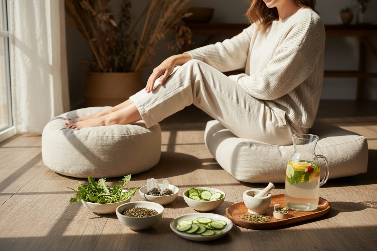Ritenzione idrica e gambe pesanti: cause e rimedi naturali